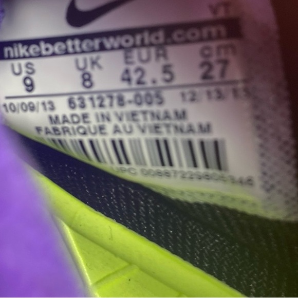 Nike Men's ACG Lunarincognito  Black/ Metallic Silver/Dark Chn  Sneakers 9 - Picture 6 of 7